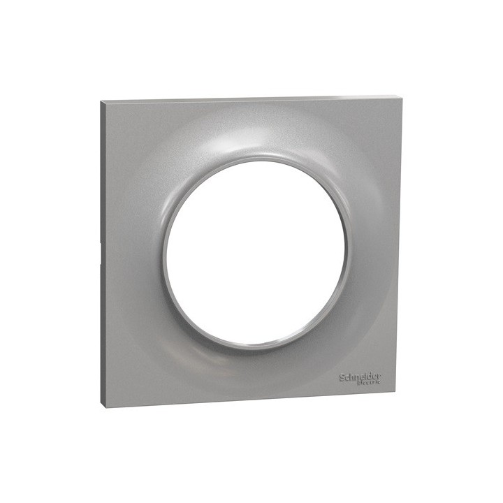 Schneider - Odace Styl - plaque Alu 1 poste - Réf : S520702E