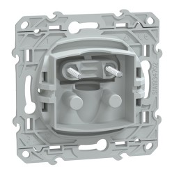 Schneider Electric - Ovalis - Double Prise de Courant - 2P+T - rénovation  pour boîte Simple Blanc - S261089