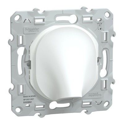 Schneider - Ovalis - sortie de câble - 16A - Ø6..12mm - Blanc - Réf : S320662