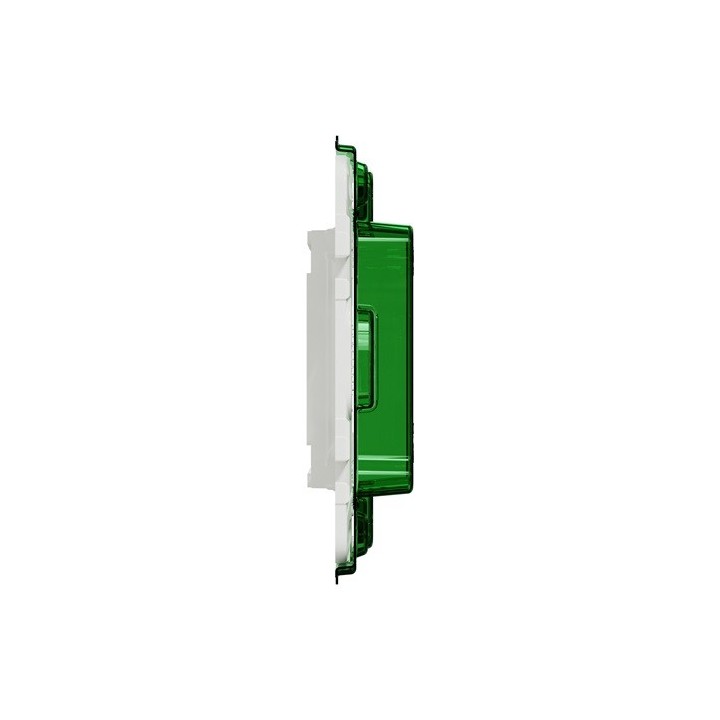 Schneider - Unica - support de fixation 2 mod + protection de chantier - plastique - Réf : NU7002PC