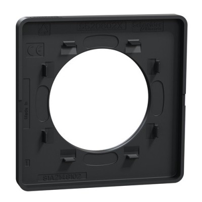 Schneider - Odace Touch - plaque de finition - anthracite - 1 poste - Réf : S540802