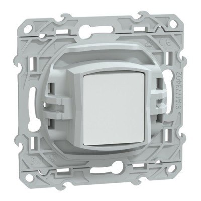 Schneider - Ovalis - prise TV simple - Blanc - Réf : S320405