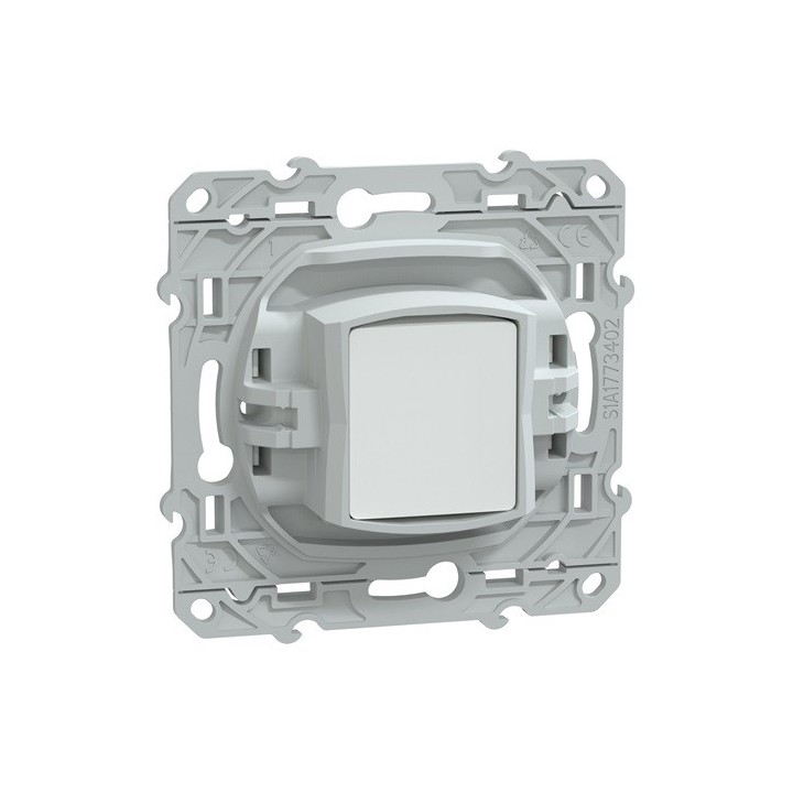 Schneider - Ovalis - prise TV simple - Blanc - Réf : S320405