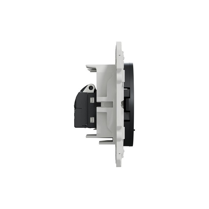 Schneider Odace - Prise RJ45 - Anthracite - Grade 3 (Multimédia) Cat. 6 Stp - Réf : S540476