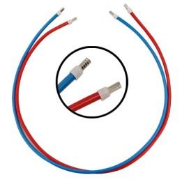 Lot de 2 cordons de liaison disjoncteur abonné/tableau - 1 phase/1 neutre - section 16 mm² - longueur 1m - Réf : VRH07K-12