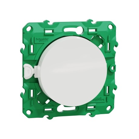 Schneider - Odace sans fil sans pile - interrupteur simple allumage - blanc - Réf : S520104