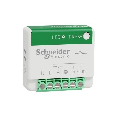 Schneider - Odace sans fil sans pile - actionneur générique - micro-module - 10A - blanc - Réf : S520192