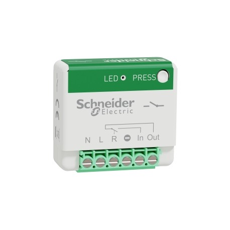 Schneider - Odace sans fil sans pile - actionneur générique - micro-module - 10A - blanc - Réf : S520192