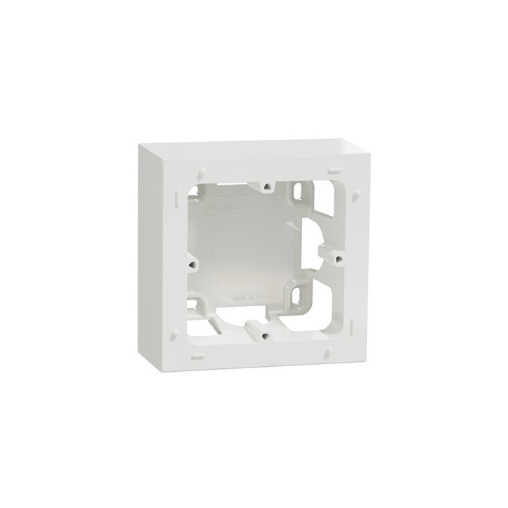 Schneider - Odace Styl - boîte pour montage en saillie - blanc - 1 poste - Réf : S520762