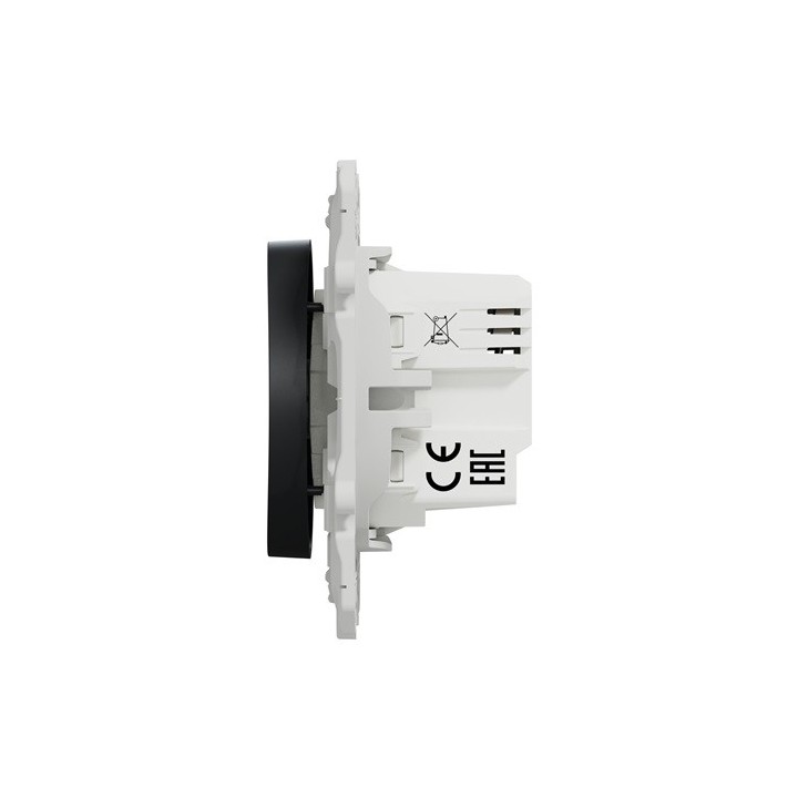 Schneider - Wiser - Variateur poussoir connecté anthracite - Réf: S540522W
