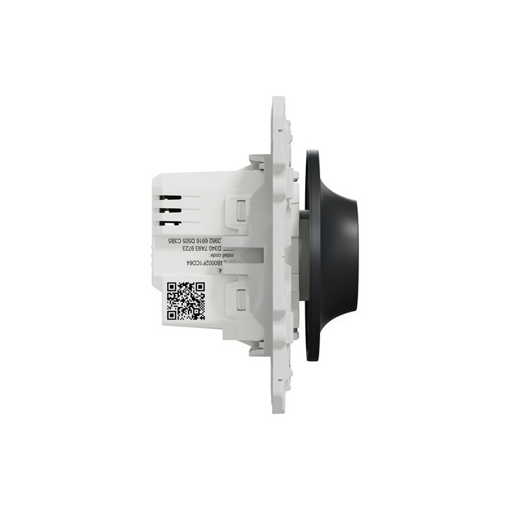 Schneider - Wiser - Variateur rotatif connecté anthracite - Réf: S540513W