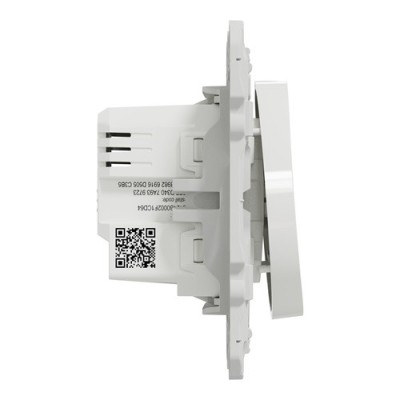 Schneider - Wiser - Bouton poussoir connecté blanc - Réf : S520530W