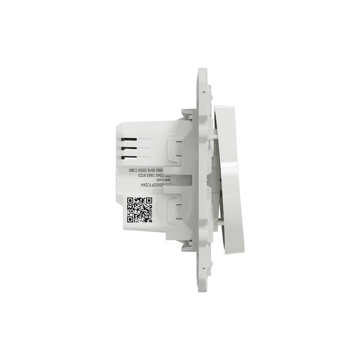 Schneider - Wiser - Bouton poussoir connecté blanc - Réf : S520530W