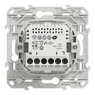 Schneider - Wiser - Bouton poussoir connecté blanc - Réf : S520530W