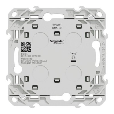 Schneider - Wiser Odace - interrupteur centralisé sans fil 2 ou 4 BP Blanc - Réf : S520531