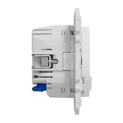 Schneider - Wiser Odace - Prise 2P+T connectée - 16A  - zigbee - Blanc - Réf : S520559