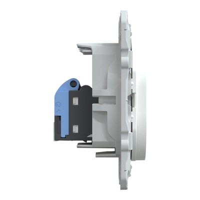 Schneider - Ovalis - prise RJ45 - cat6a - grade 3 (multimédia +) (longue distance) - Blanc - Réf : S320477