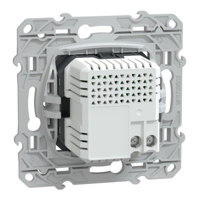 Schneider - Ovalis - double chargeur USB A+C 12W - Blanc - Réf : S320401