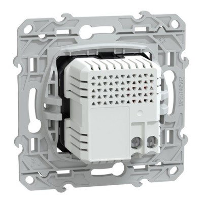 Schneider - Ovalis - double chargeur USB A+A 10,5W - Blanc - Réf : S320407