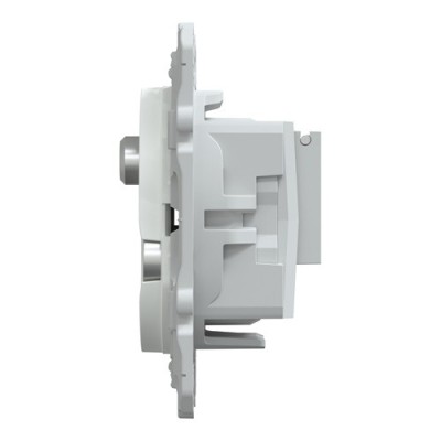 Schneider - Ovalis - prise TV-R-SAT - Blanc - Réf : S320461