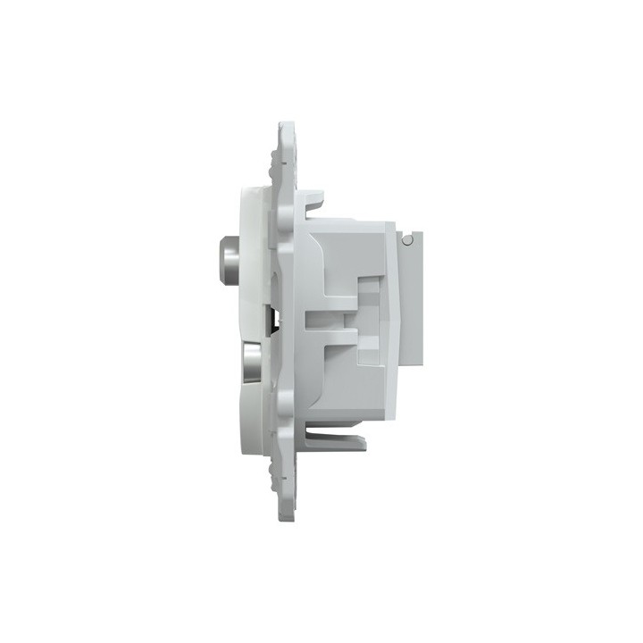 Schneider - Ovalis - prise TV-R-SAT - Blanc - Réf : S320461