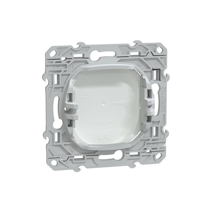 Schneider - Ovalis - obturateur - Blanc - Réf : S320666