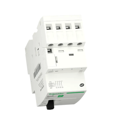 Schneider - Resi9 - contacteur heures creuses - 4NO - 25A - commande manuelle - Réf : R9PCTH4