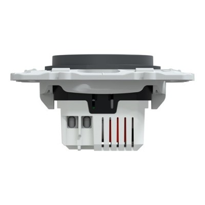 Schneider - Ovalis - double chargeur USB A+A 10,5W - Anthracite - Réf : S340407
