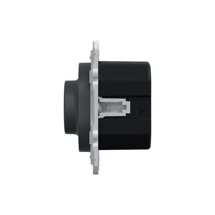 Schneider - Ovalis - Variateur de lumière universel - 2/3 fils - Anthracite - Réf : S340519