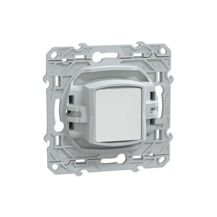 Schneider - Ovalis - prise TV simple - Anthracite - Réf : S340405