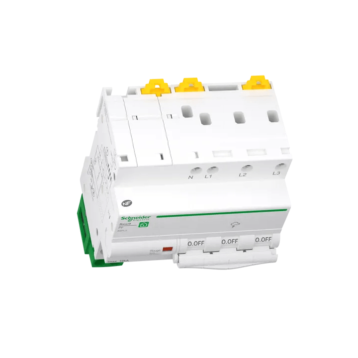 Schneider - Resi9 - parafoudre - 10kA - 3P+N avec accessoires - Réf : R9PL3