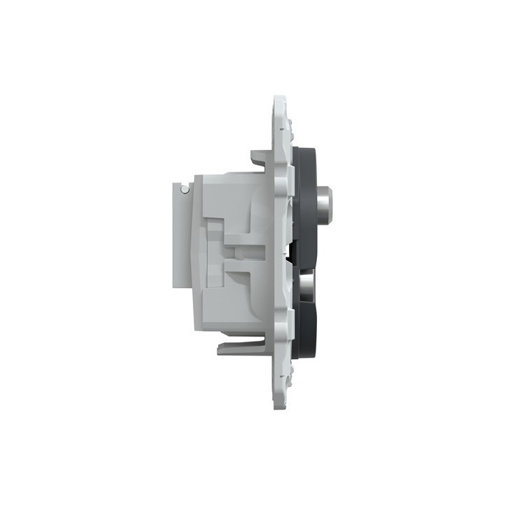 Schneider - Ovalis - prise TV-R-SAT - Anthracite - Réf : S340461