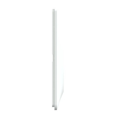 Schneider - Ovalis - Plaque de finition - 3 postes Horizontal - entraxe 71 mm - Blanc - Réf : S320706
