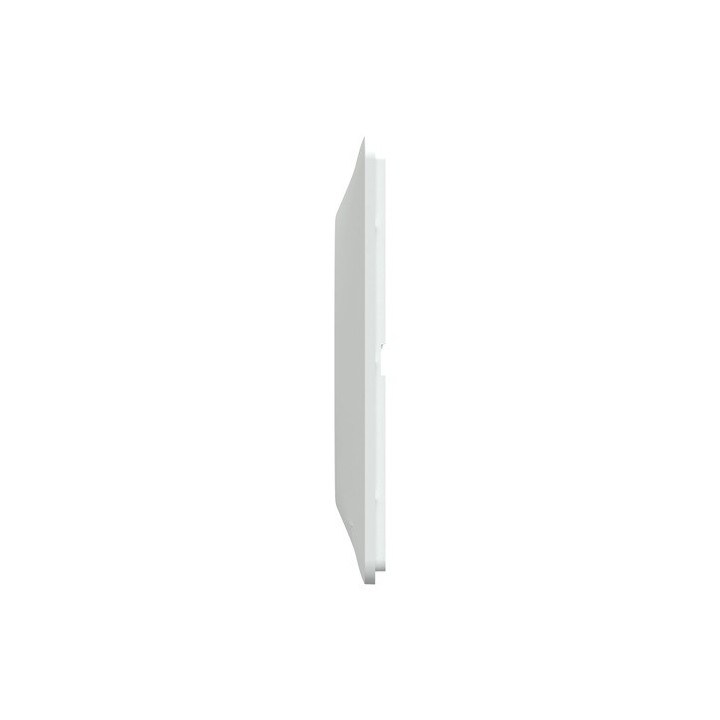 Schneider - Ovalis - Plaque de finition - 4 postes Horizontal - entraxe 71 mm - Blanc - Réf : S320708