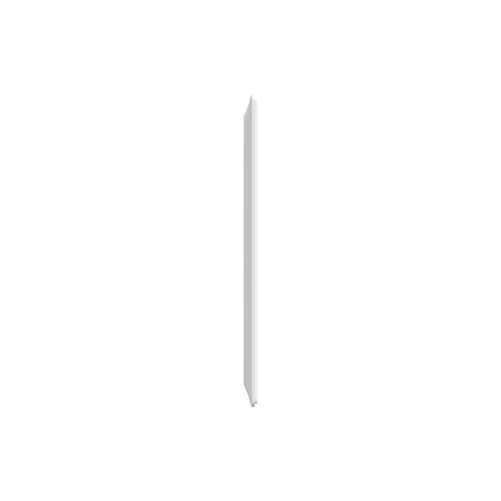 Schneider - Ovalis - Plaque de finition - 3 postes Vertical - entraxe 71 mm - Blanc - Réf : S320726
