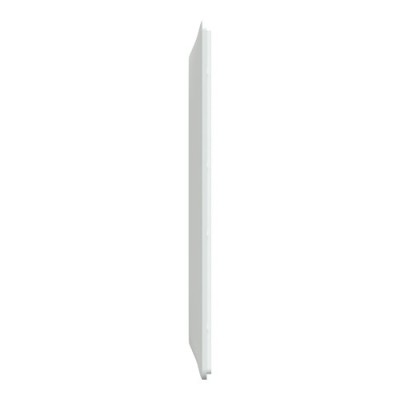 Schneider - Ovalis - Plaque de finition - 2 postes Vertical - entraxe 71 mm - Blanc - Réf : S320724