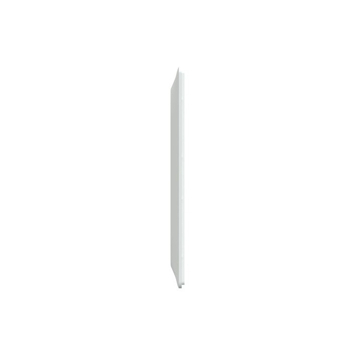 Schneider - Ovalis - Plaque de finition - 2 postes Vertical - entraxe 71 mm - Blanc - Réf : S320724