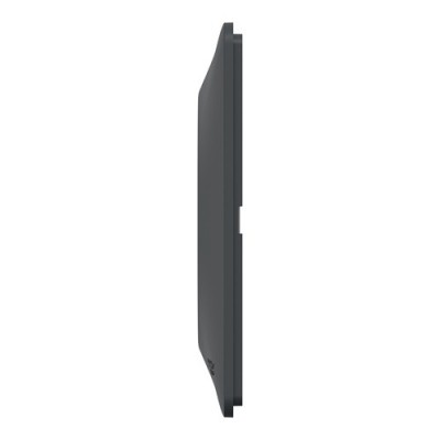 Schneider - Ovalis - Plaque de finition - 2 postes Horizontal - entraxe 71 mm - Anthracite - Réf : S340704