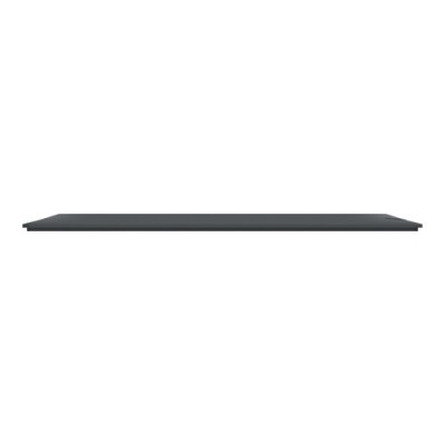 Schneider - Ovalis - Plaque de finition - 3 postes Horizontal - entraxe 71 mm - Anthracite - Réf : S340706