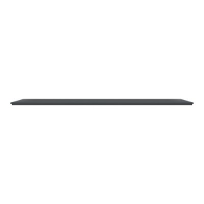 Schneider - Ovalis - Plaque de finition - 4 postes Horizontal - entraxe 71 mm - Anthracite - Réf : S340708