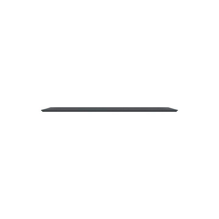 Schneider - Ovalis - Plaque de finition - 4 postes Horizontal - entraxe 71 mm - Anthracite - Réf : S340708