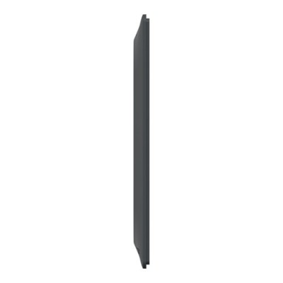 Schneider - Ovalis - Plaque de finition - 2 postes Vertical - entraxe 71 mm - Anthracite - Réf : S340724