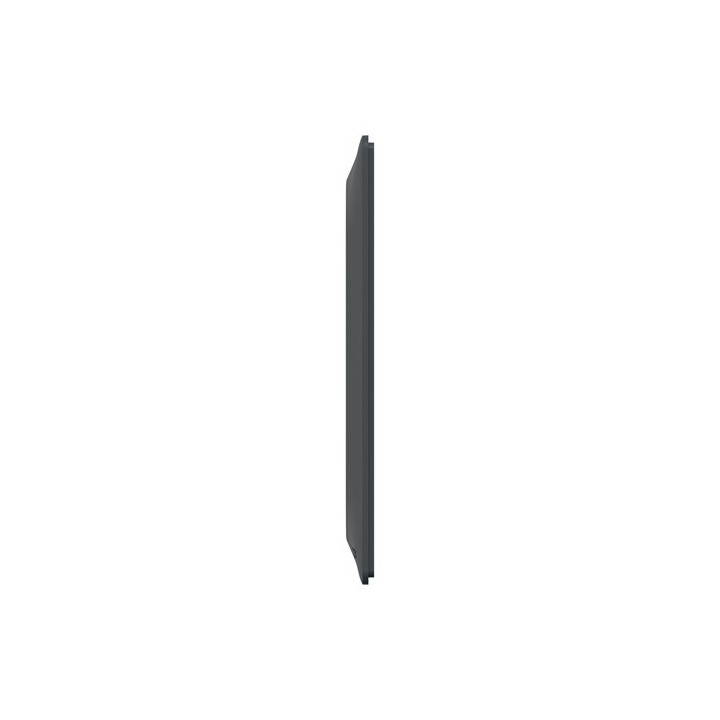 Schneider - Ovalis - Plaque de finition - 2 postes Vertical - entraxe 71 mm - Anthracite - Réf : S340724