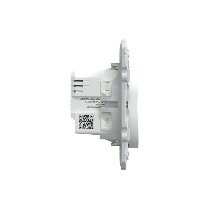 Schneider - Wiser Ovalis - bouton poussoir - 10A - zigbee - Blanc - Réf : S320530W