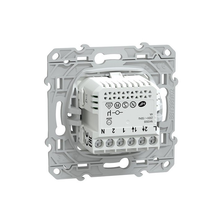 Schneider - Wiser Ovalis - interrupteur volet-roulant - 4A - zigbee - Anthracite - Réf : S340567W