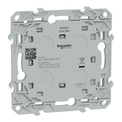 Schneider - Wiser Ovalis - interrupteur centralisé sans fil 2 ou 4 BP - Anthracite - Réf : S340531