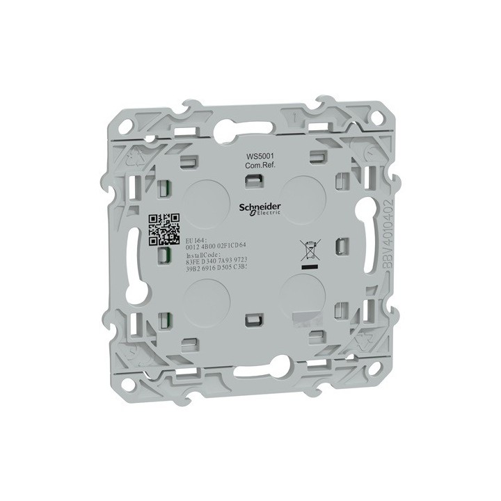 Schneider - Wiser Ovalis - interrupteur centralisé sans fil 2 ou 4 BP - Anthracite - Réf : S340531
