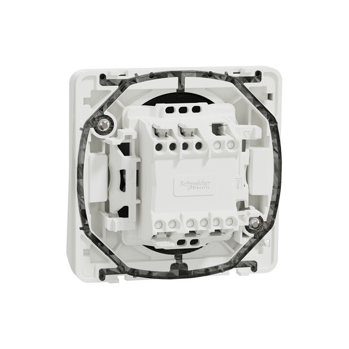 Schneider Mureva Styl - Va et vient composable IP55- connexion automatique blanc - Réf : MUR39723