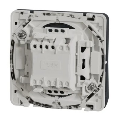 Schneider Mureva Styl - Va et vient lumineux LED composable - IP55 connexion auto - gris - Réf : MUR35025