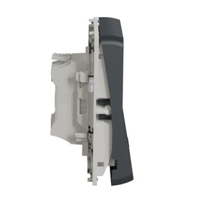 Schneider Mureva Styl - Va et vient lumineux LED composable - IP55 connexion auto - gris - Réf : MUR35025